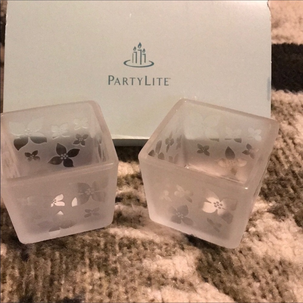 Party Lite votive candle holders